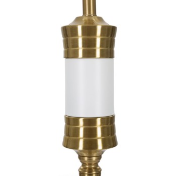 WEISSE STEHLAMPE