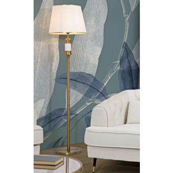 WEISSE STEHLAMPE