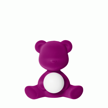QEEBOO 25002 Samt-Teddy-Mädchen-Lampe mit wiederaufladbarer LED