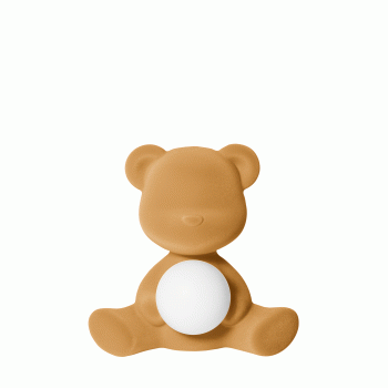 QEEBOO 25002 Samt-Teddy-Mädchen-Lampe mit wiederaufladbarer LED