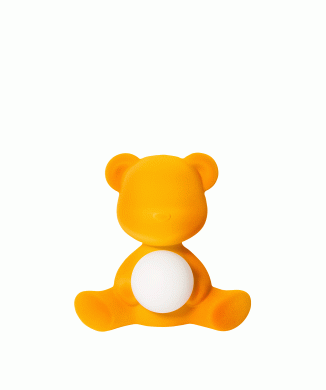 QEEBOO 25002 Samt-Teddy-Mädchen-Lampe mit wiederaufladbarer LED