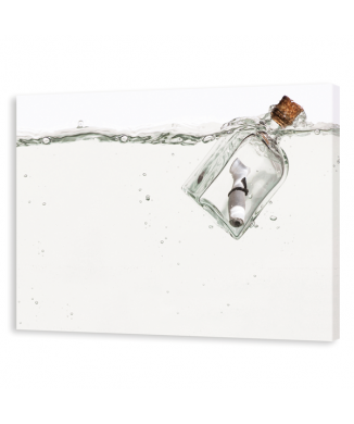 Tafel-Botschaft in einer Flasche G2418 PINTDECOR