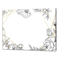 Kreidetafel LINIEN UND BLUMEN G6842 PINTDECOR