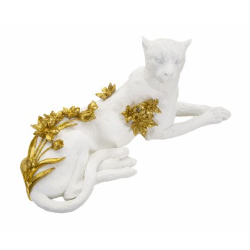 Leopardenweiß/Gold