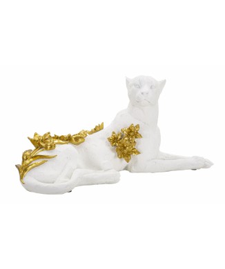 Leopardenweiß/Gold