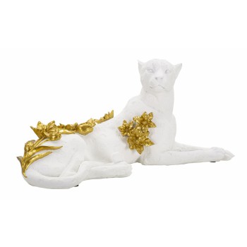 Leopardenweiß/Gold