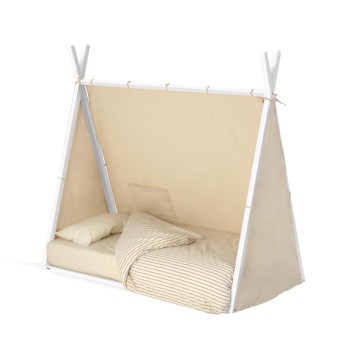 Maralis-Bett aus massivem Buchenholz