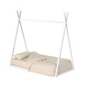 Maralis-Bett aus massivem Buchenholz