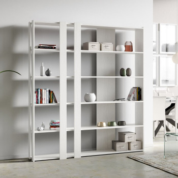 Kato Bücherregal – Komposition C Kato 6R 2 Seiten 4 lange Bänder Weißesche