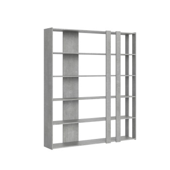 Kato Bücherregal – Komposition C Kato 6R 2 Seiten 4 lange Bänder Weißesche