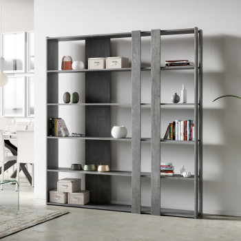 Kato Bücherregal – Komposition C Kato 6R 2 Seiten 4 lange Bänder Weißesche