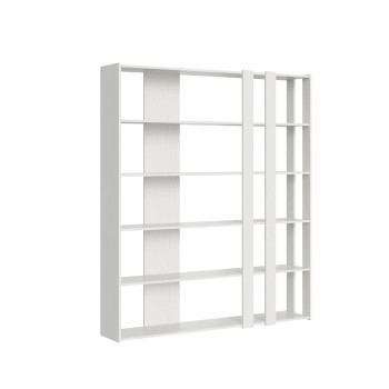 Kato Bücherregal – Komposition C Kato 6R 2 Seiten 4 lange Bänder Weißesche