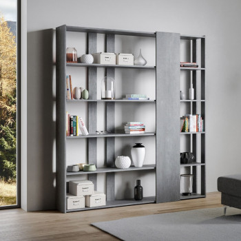 Kato Bücherregal – Komposition D Kato 6R 2 Seiten 4 lange Bänder Weißesche