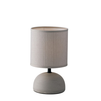 FURORE GRAU LAMPE 1XE14 14X24CM