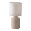 RAVELLO ANTIKE ROSA/WEISSE LAMPE 1XE14 15X32CM