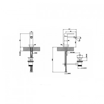 GESSI 20007 Einhebel-Bidetmischer