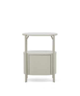 Arely Badezimmerschrank mit Stahlgestell und lackiertem MDF