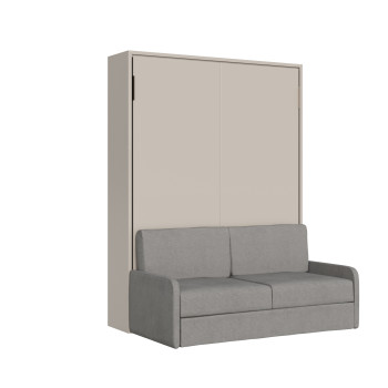 Mod. Versia Doppelbett 160 mit Sofa - Versia Klappbett 160 mit Sofa in Ton