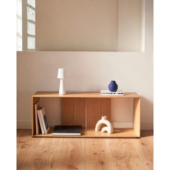 Litto kleines furniertes Bücherregalmodul 101 x 38 cm