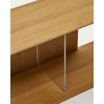Litto kleines furniertes Bücherregalmodul 101 x 38 cm
