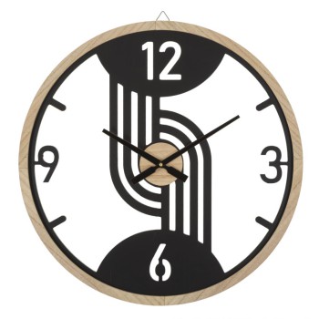 Wanduhr mit Clips