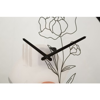 Blumenwanduhr -A-