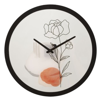 Blumenwanduhr -A-