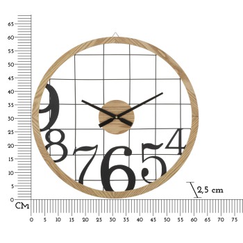 Wanduhr mit Zahlen