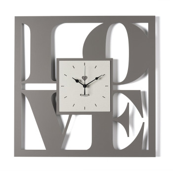 LOVE Arts and Crafts Designer-Wanduhr