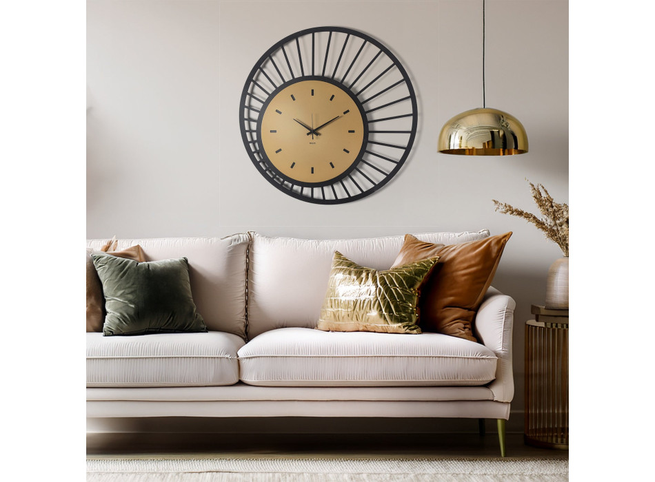 RAY 5146 Wanduhr im Arts-and-Crafts-Stil