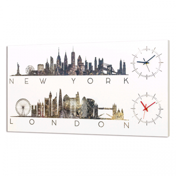 NEW YORK TIME G3568 PINTDECOR Uhr