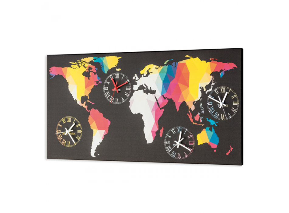 Farbige Planisfero-Uhr G2482 PINTDECOR