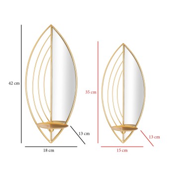 P/CAND LEAF WALL PAIR