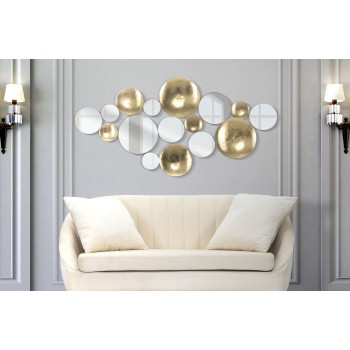GOLD SPIEGEL-GLAMOURÖSES PANEEL