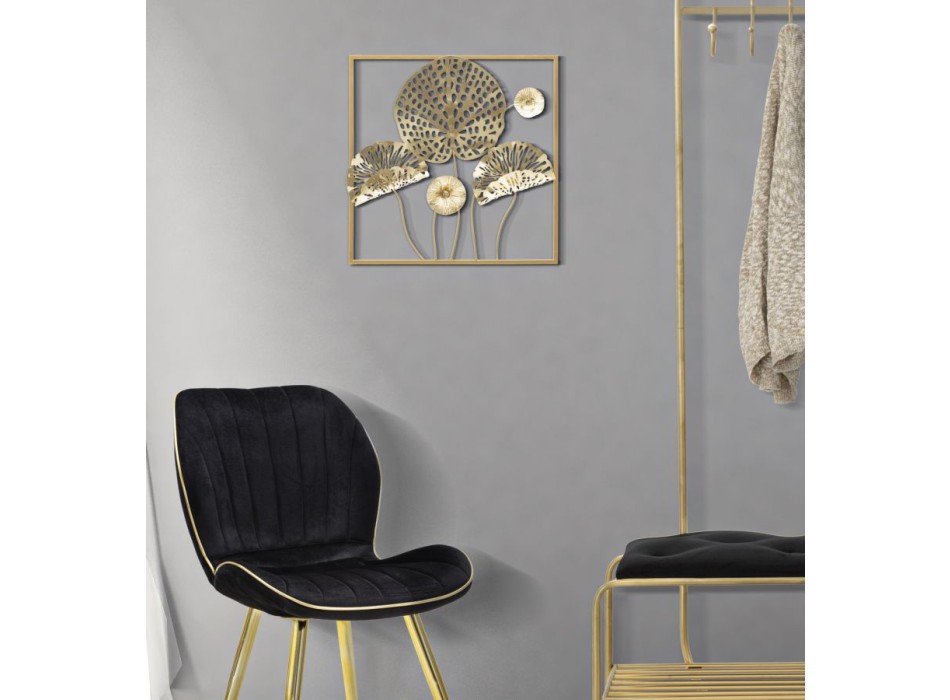 GOLDBLUMEN-EISENPANEL