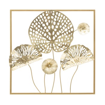 GOLDBLUMEN-EISENPANEL