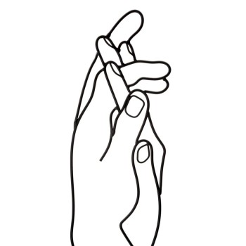 SIMPLY HANDS EISENPLATTE
