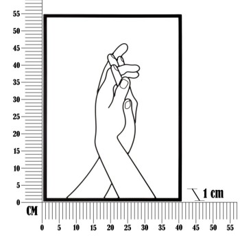 SIMPLY HANDS EISENPLATTE