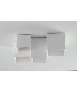 FOSTER weiße Deckenleuchte 5xGU10 37x24,8x15 cm