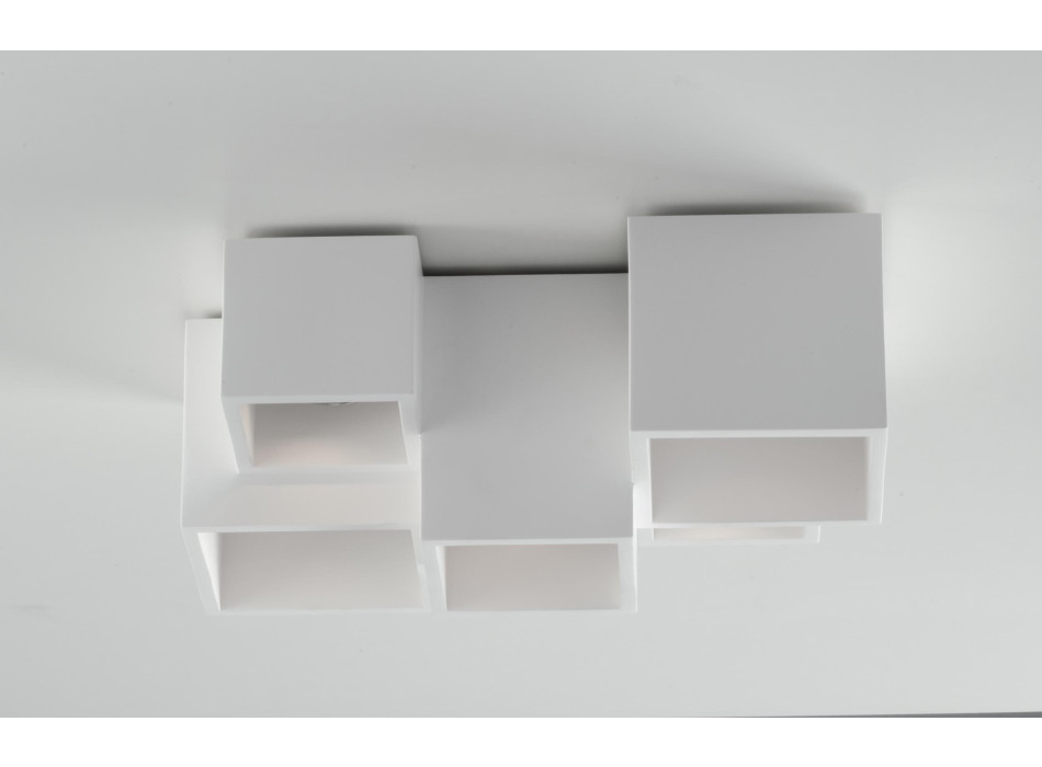 FOSTER weiße Deckenleuchte 5xGU10 37x24,8x15 cm