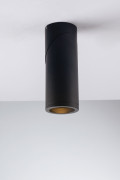 GENESIS GU10 SCHWARZE DECKENLEUCHTE 6X15,5CM
