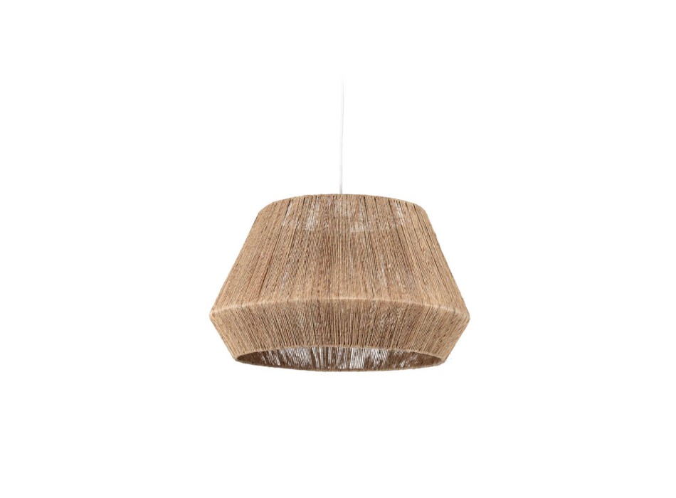 Crismilda Deckenleuchte aus 100 % Jute mit natürlicher Oberfläche, Ø 50 cm