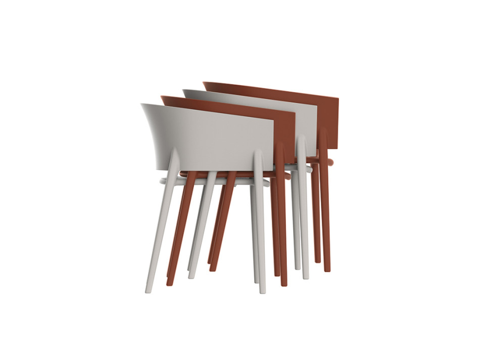 AFRICA Polypropylen-Sessel aus der VONDOM-Kollektion