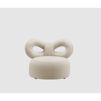 Sessel C mit Stoffband von Ribbon Fabric QEEBOO