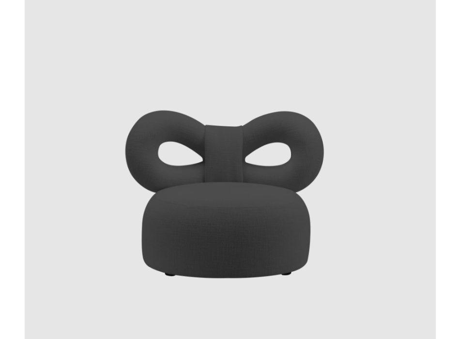 Sessel C mit Stoffband von Ribbon Fabric QEEBOO