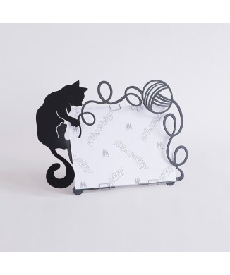 Gomitolo Katzen-Fotorahmen 2607C71 Kunsthandwerk