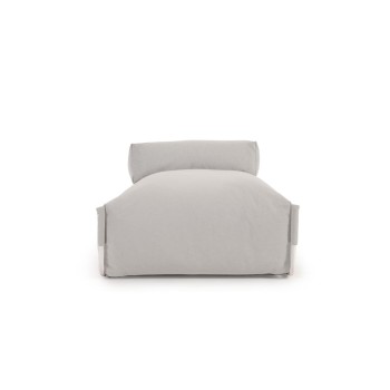 Quadratischer modularer Lounge-Sessel für den Außenbereich