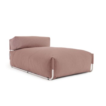 Quadratischer modularer Lounge-Sessel für den Außenbereich