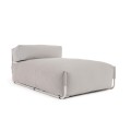 Quadratischer modularer Lounge-Sessel für den Außenbereich