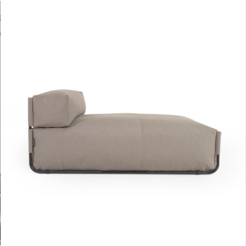 Quadratischer modularer Outdoor-Sofa-Pouf 